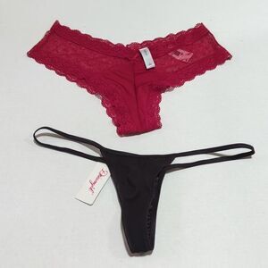 Gap Body Dream Girl Women's Set of 2 Thong Lace Underwear Size Medium - New